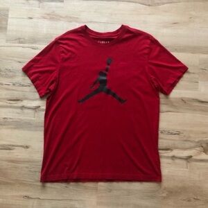 Jordan Red and Black Men's Tee